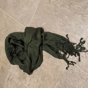 Olive green scarf